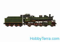 Umbum  308 Steam locomotive Su-214, paper model