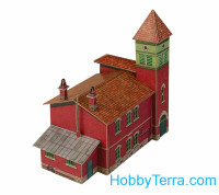 Umbum  319 Puzzle 3D "Fire station", paper model