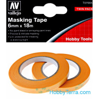 Masking tape 6mm x 18m, 2 pcs