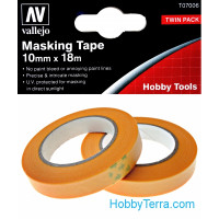 Masking tape 10mm x 18m, 2 pcs