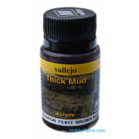 Brown thick mud, 40ml