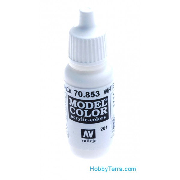 Vallejo Model Color acrylic paint - 70.853 White Glaze