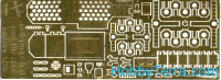 Photo-etched set 1/35 for Su-76M self-propelled gun, interior
