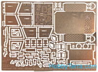 Vmodels  35014 Photo-etched set 1/35 Panhard 178AMD-35 interior of fighting compartment, for ICM kit