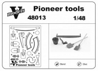 Photoetched set of details Pioneer tools