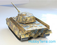 World of Paper tanks AR-0001 纸模型。E-50 Ausf。M中等坦克