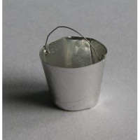 Metal buckets, 4 pcs