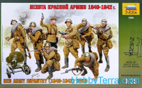 WWII Red Army infantry, 1940-1942