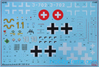 Zvezda  4816 German fighter aircraft Bf-109 G6