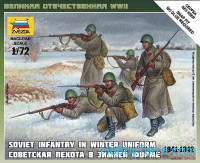 Soviet infantry in winter uniform (1941-1942)