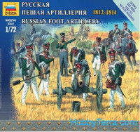 Russian foot infantry, 1812-1814