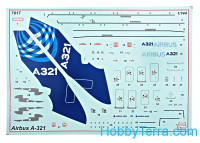 Zvezda  7017 Airbus A-321 airliner