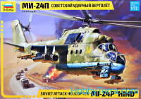 Soviet attack helicopter Mi-24P "Hind"