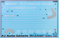 Zvezda  9035 K-3 Soviet nuclear-power submarine