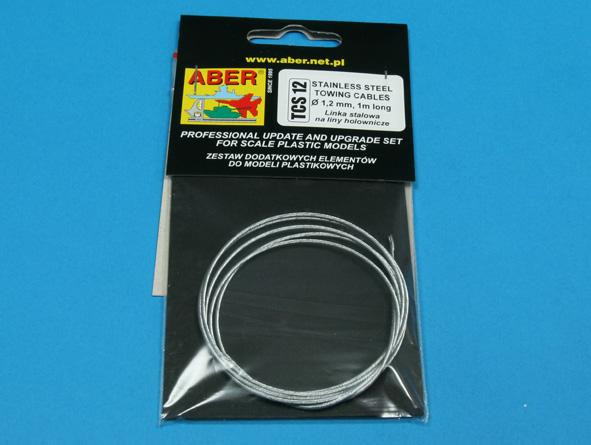Aber  TCS-12 Stainless Steel Towing Cables d 1,2mm, 1 m long