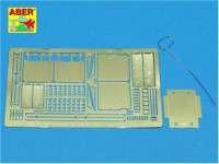 Photo-etched set 1/35 front and back fenders for Tiger I