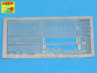 Aber 35-G29 Grilles for Russian Tank T-55A, ENIGMA, for Tamiya kit
