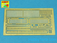 Grilles for Russian tank T-55AM also for T-55AMV, for Takom kit