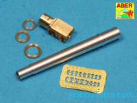 Aber 35-L127 Late barrel MK2 with muzzle brake to British 25 pdr
