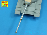 Aber 35-L191 British 120mm L1A2 barrel for Conqueror Mark 2, for Dragon kit