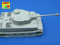 Aber  35-L76 German 88 mm KwK 36 L/56 Barrel with early muzzle brake for Tiger I Early