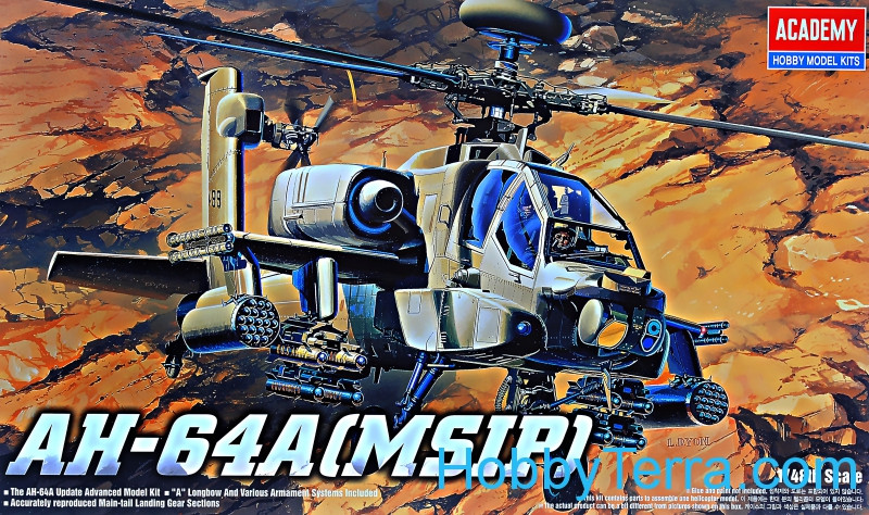 Academy Hobby 12262 US Helicopter AH-64A 1/48