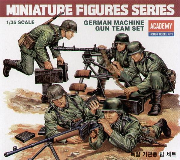Academy 1/35 U.S Army Machine Gun Set Tank Korean Toys Kit Military Hobby 13262 