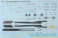 Academy 12310 Plastic model kit. Korean Air Force F-4D "151th FS" fighter-bomber
