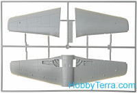 Academy 12313 Plastic model kit. F8F-1/2 "USS Tarawa" fighter
