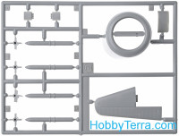Academy 12313 Plastic model kit. F8F-1/2 "USS Tarawa" fighter