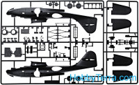 Academy 12487 1/72 scale model: PBY-5A Black Cat Catalina