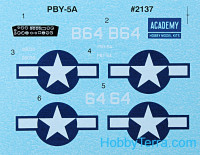 Academy 12487 1/72 scale model: PBY-5A Black Cat Catalina