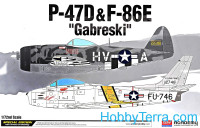 Model Set. P-47D and F-86E 