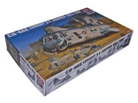 Academy 2226 Model helicopter kit: CH-46E Current U.S. Marines "Bull Frog"