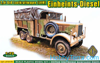 Einheints-Diesel Pritschenwagen (2,5t 6x6 LKW)