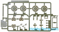 AFV-Club 35187 1:35 scale British 40mm Bofors Mk.III anti-aircraft gun, late type