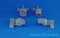 Harrier GR.5/7 exhaust nozzles, for Hasegawa kit
