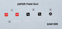 Airfix  01305V 25 PDR Field Gun and Quad