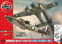 Model Set. Dornier Do17z and Boulton Paul Defiant Mk.I 