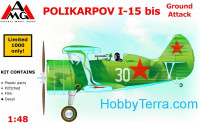 Polikarpov I-15 bis ground attack aircraft