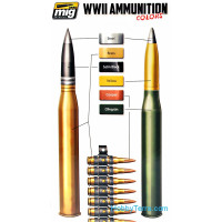 MIG (AMMO)  7124 Smart Set. WWII Ammunition colors
