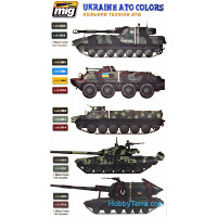 MIG (AMMO)  7125 Smart Set. Ukraine ATO colors