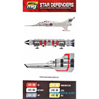 MIG (AMMO)  7130 Smart Set. Star Defenders SCI-FI colors