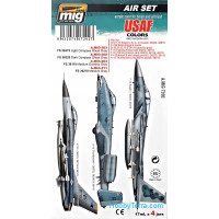 MIG (AMMO)  7202 Air Set. USAF set 1, Grey modern jets