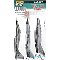 MIG (AMMO)  7204 Air Set. MiG & SU Figters colors