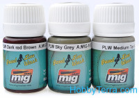 MIG (AMMO)  7418 Weathering Set. WW II Japanese airplanes