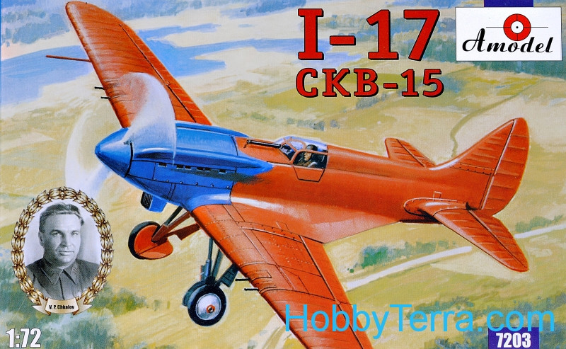 Amodel  7203 Polikarpov I-17 (CKB-15) Soviet single-seat fighter prototype (reissue)
