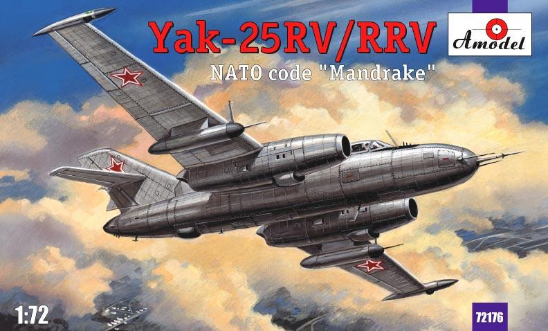 Amodel  72176 Yakovlev Yak-25RV/RRV "Mandrake" Soviet interceptor
