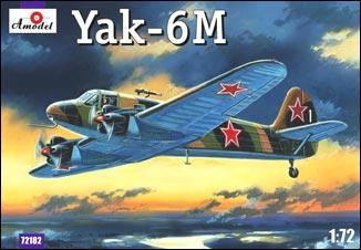 Amodel  72182 Yak-6M Soviet light transport aircraft