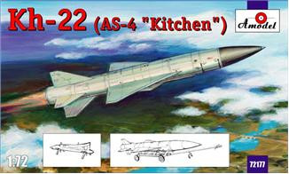 Amodel  72196 Kh-22 (AS-4 "Kitchen") long-range anti-ship missile